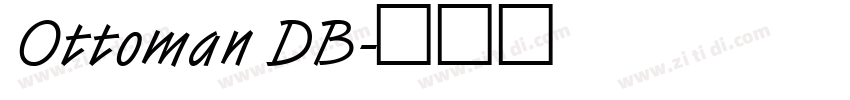 Ottoman DB字体转换